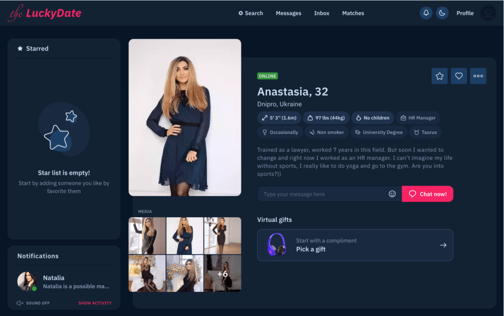 SakuraDate perfil
